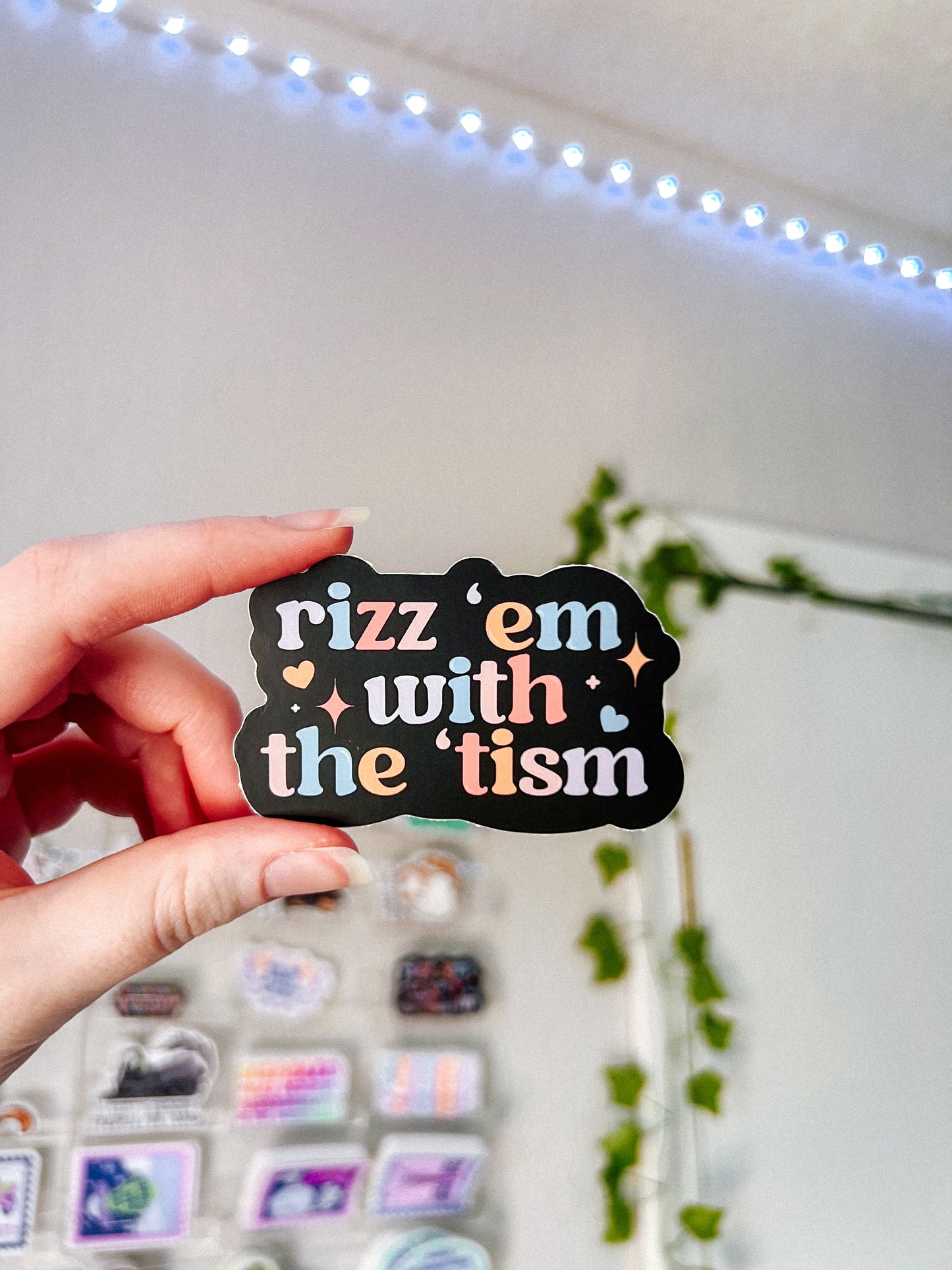 Rizz em With the Tism Sticker