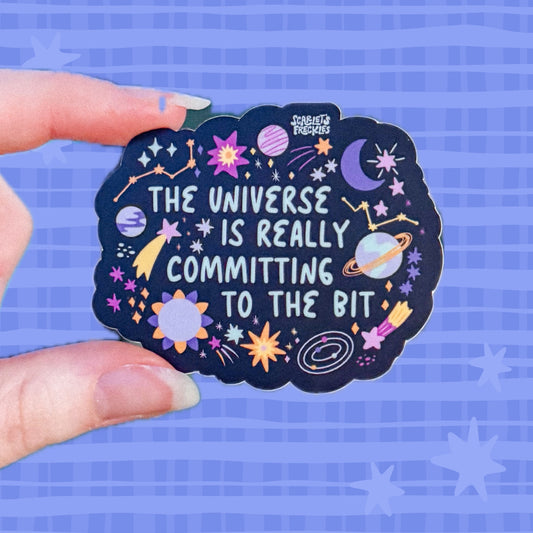 Committing to the Bit Sticker