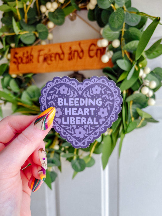 Bleeding Heart Liberal Sticker