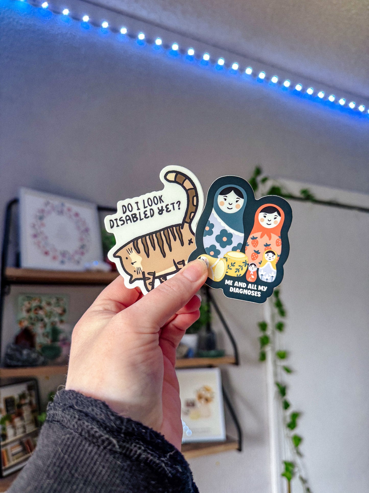 Chronic Illness Sticker Pack of 8