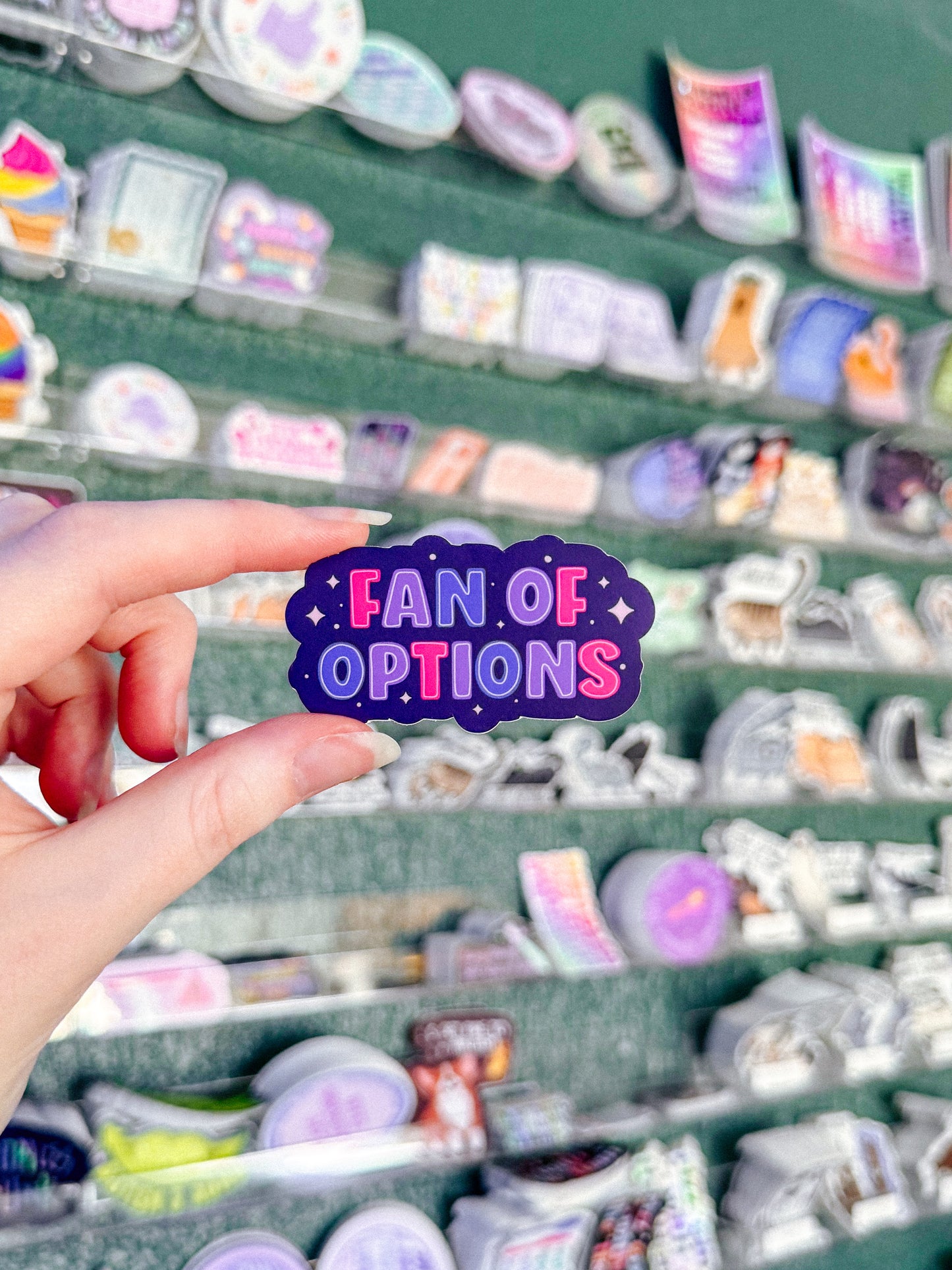 Fan of Options Bisexual Sticker