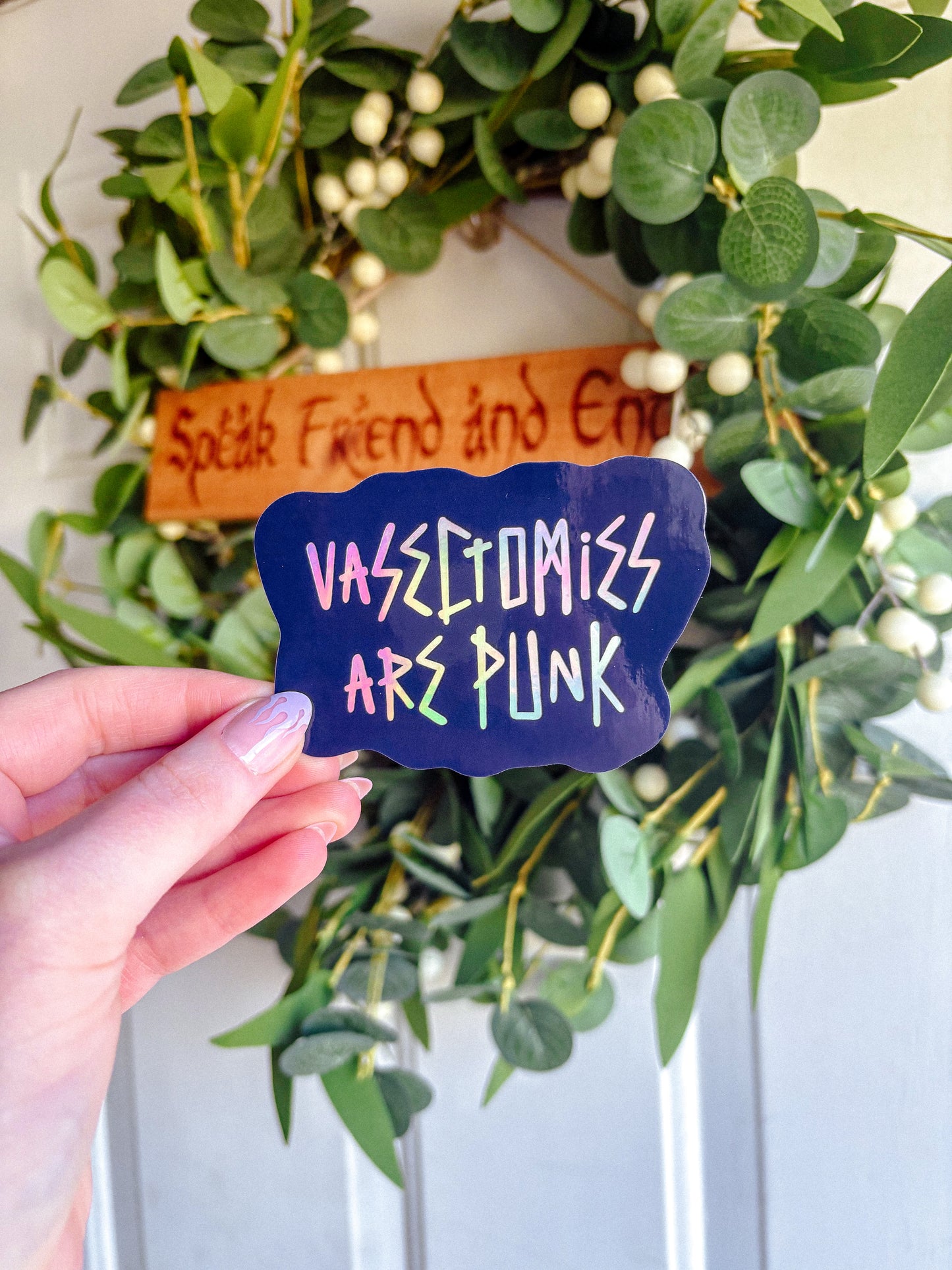 Vasectomies are Punk Sticker