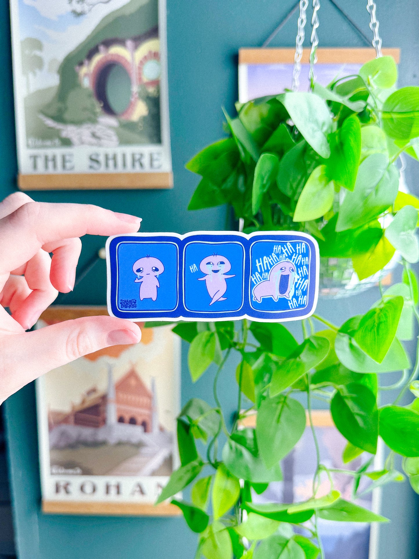 Crying Laughing Sticker