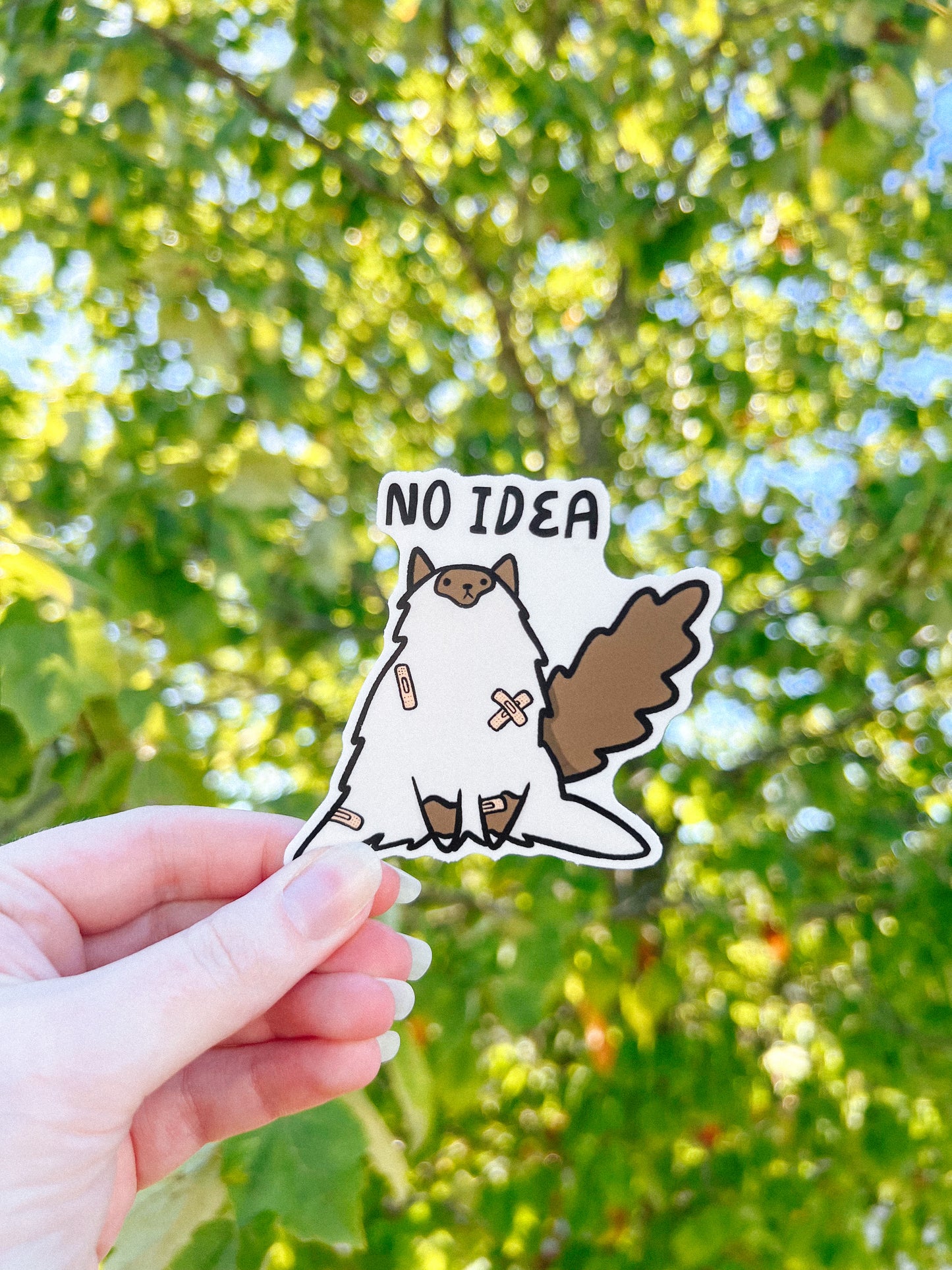 Dyspraxia Cat Sticker