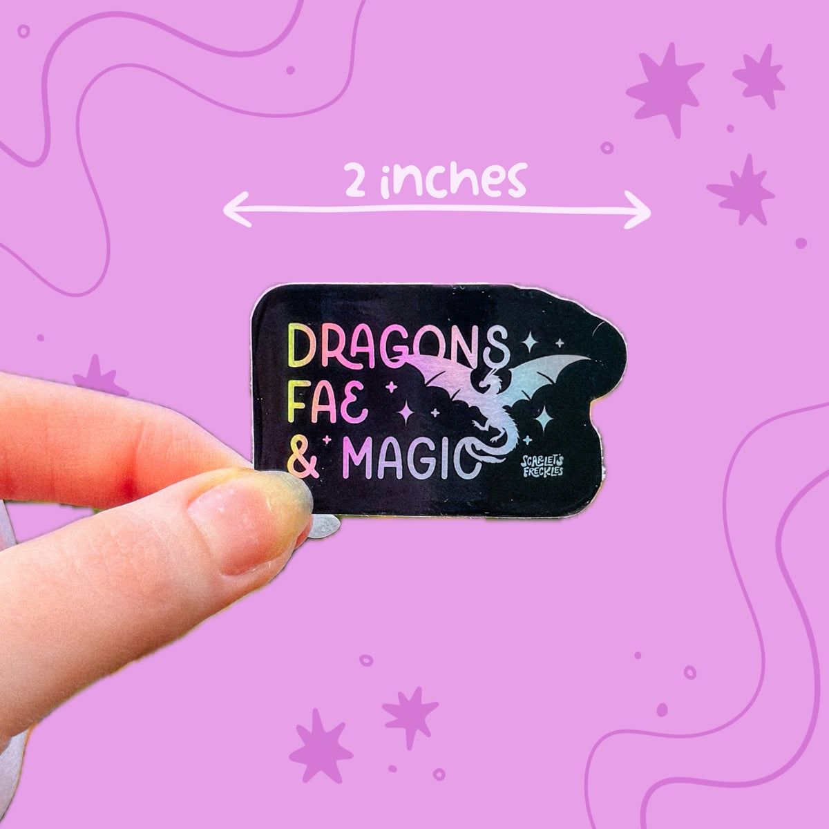 Dragons Fae & Magic Sticker