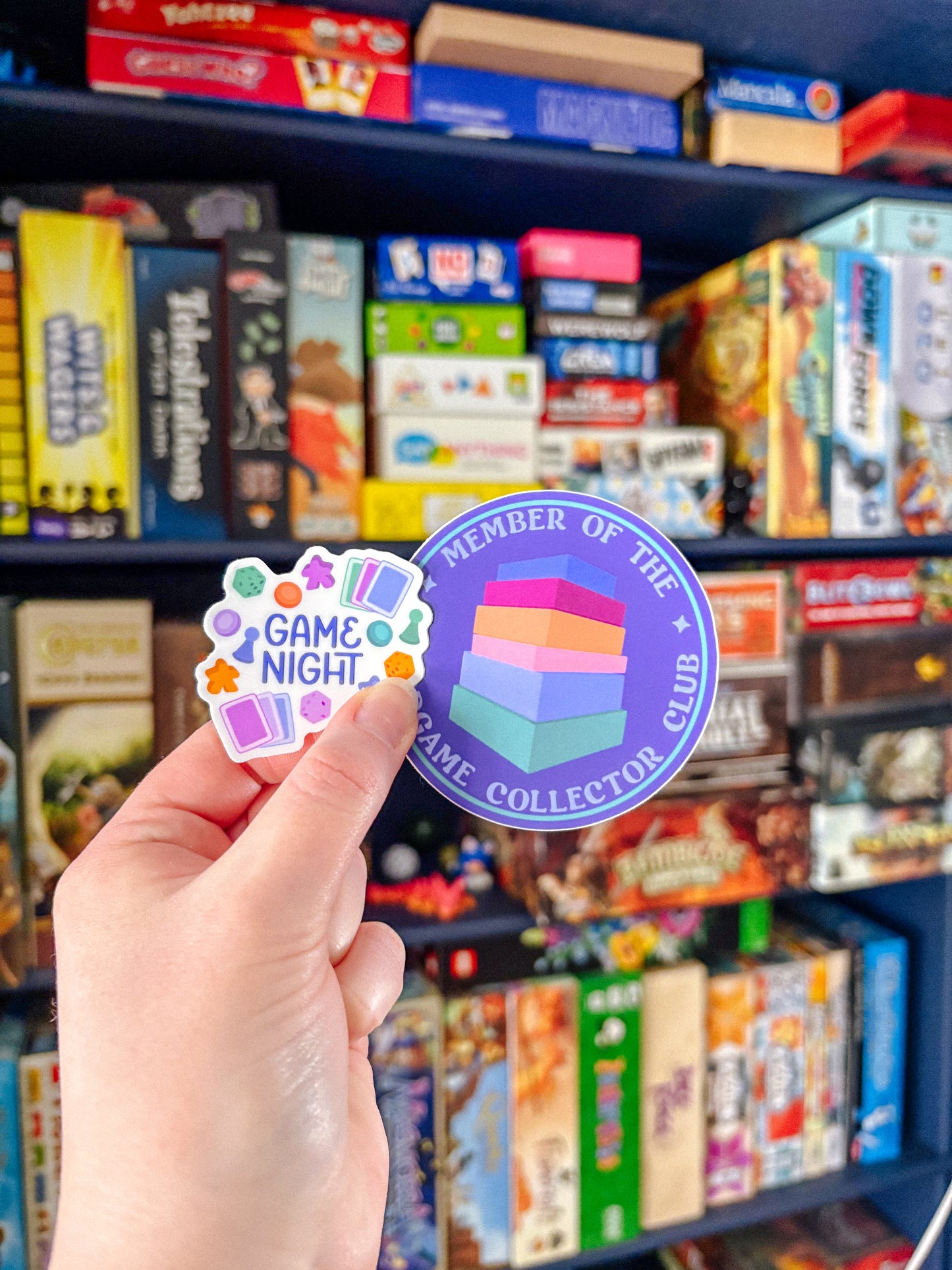 Board Game Sticker Pack of  6