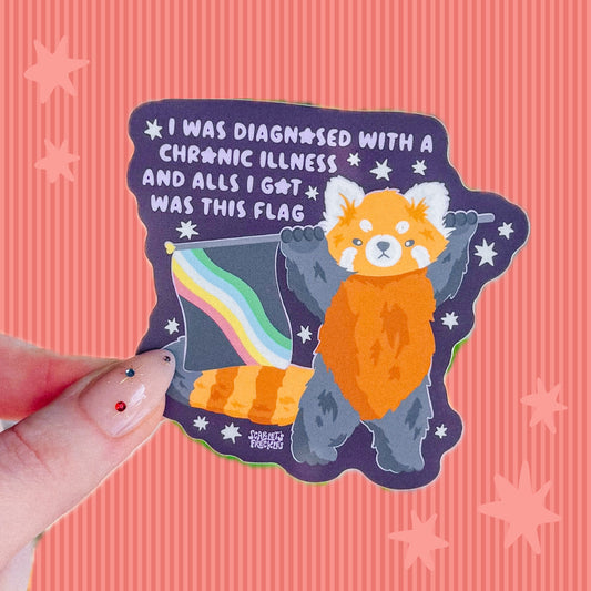 Diagnosed with Chronic Illness Sticker