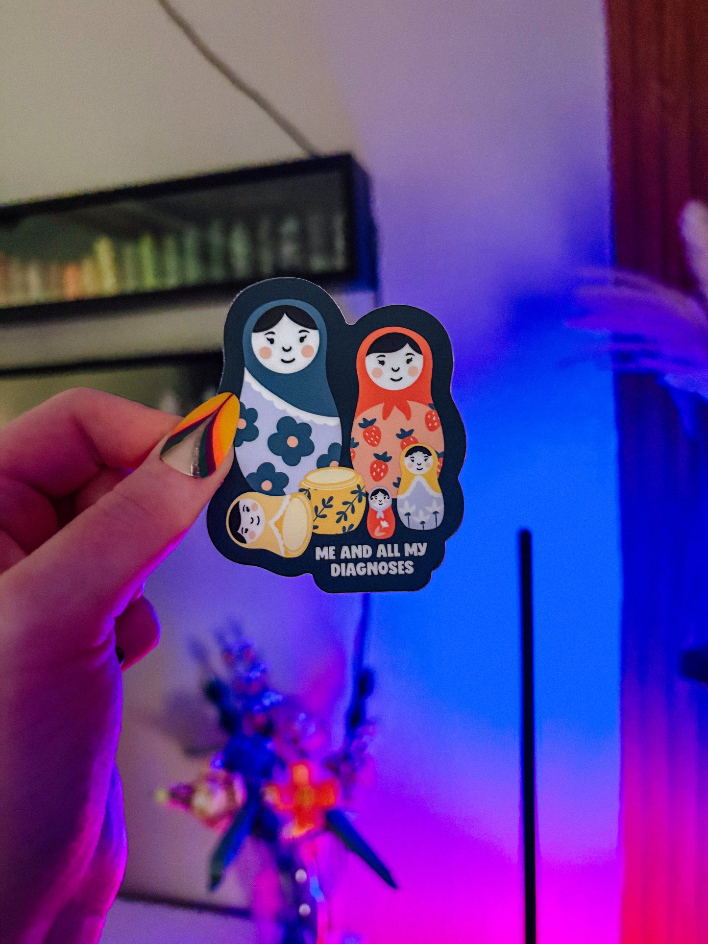 Nesting Dolls Diagnoses Sticker