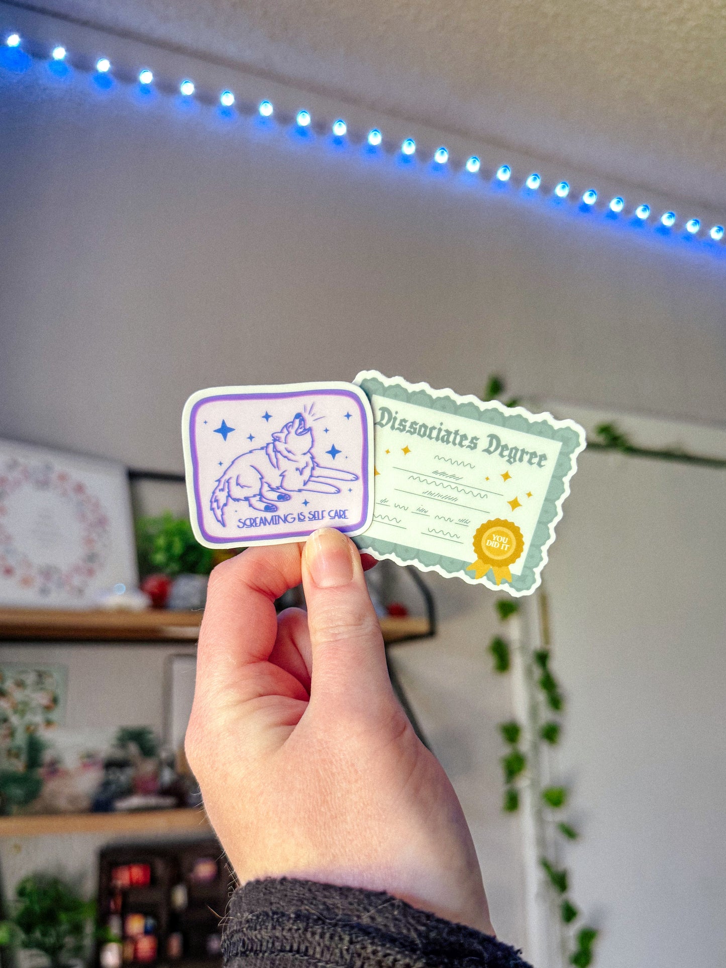 Silly Mental Health Sticker Pack of 6