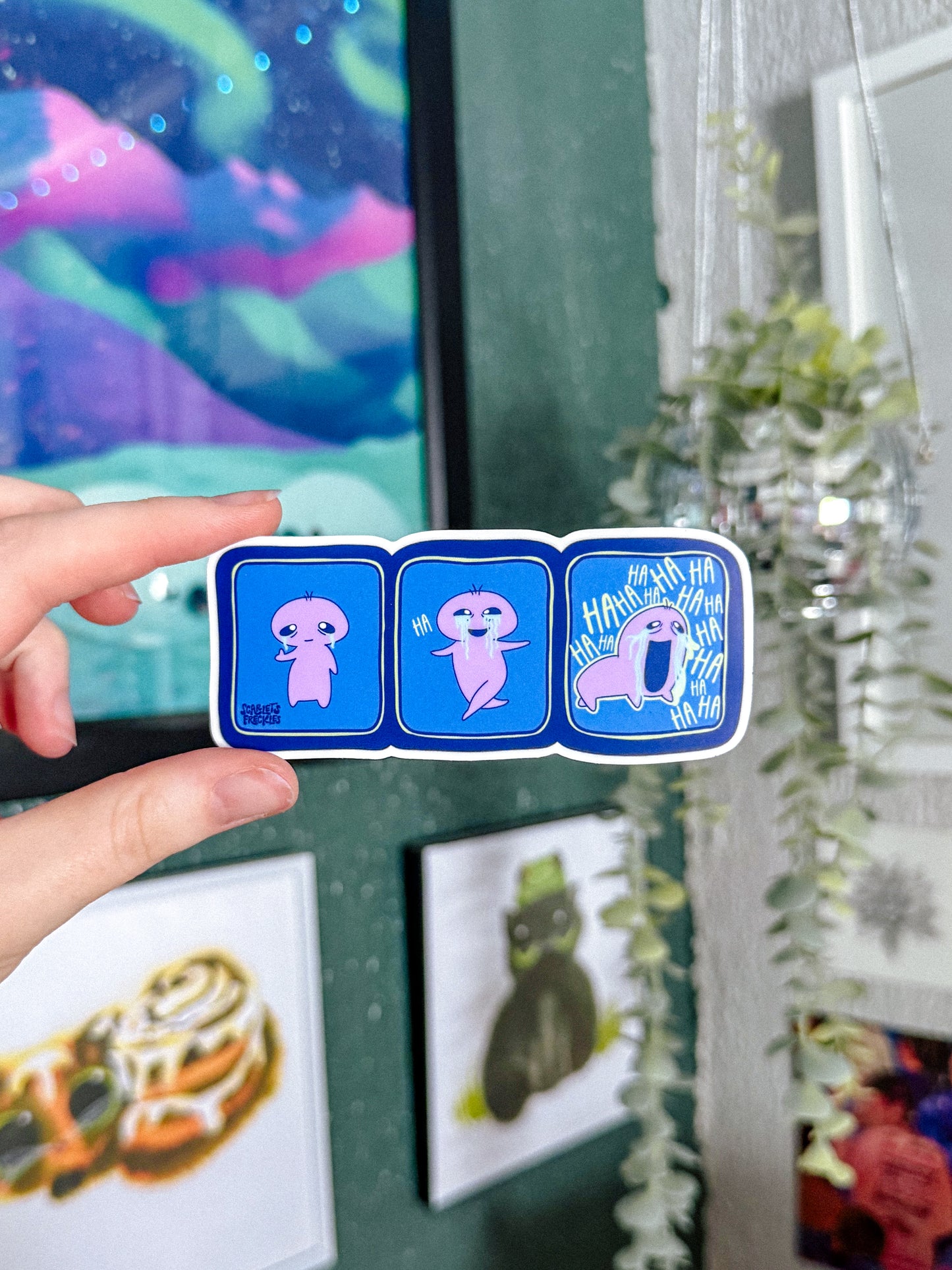 Crying Laughing Sticker