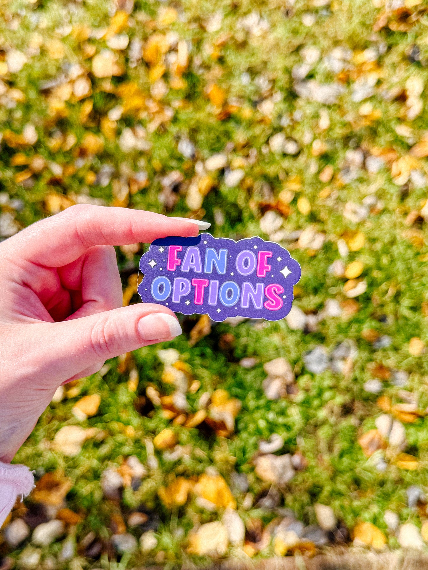 Fan of Options Bisexual Sticker