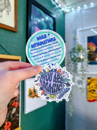 Affirmations & Reminders Sticker Pack of 8