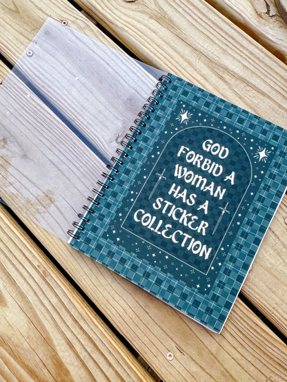 God Forbid A Woman XL Sticker Book