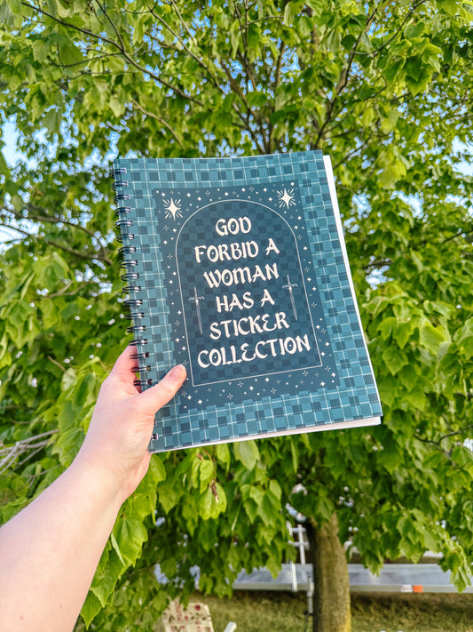 God Forbid A Woman XL Sticker Book