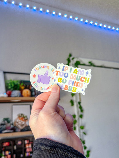 Silly Mental Health Sticker Pack of 6