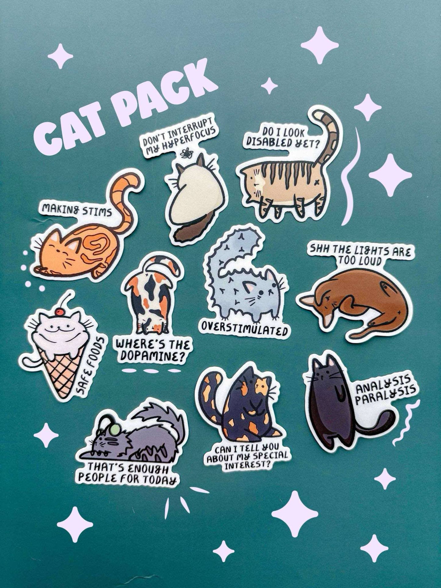 Autism and ADHD MEGA Sticker Pack