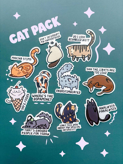 Autism and ADHD MEGA Sticker Pack