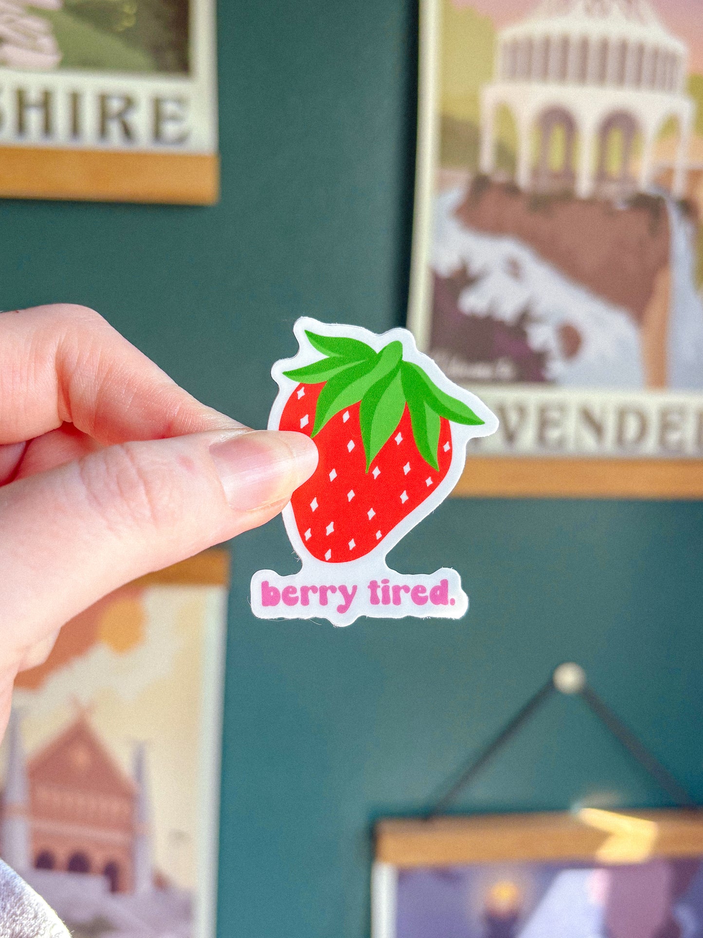 Berry Tired sticker