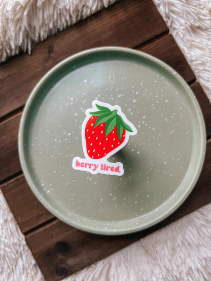 Berry Tired sticker