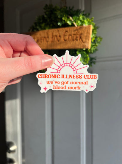 Chronic Illness Club Sticker