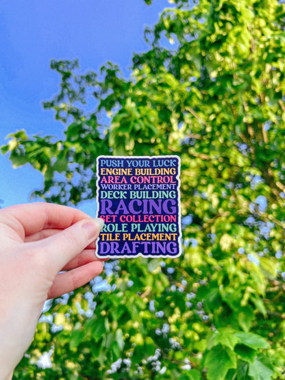 Board Game Mechanic Sticker